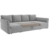 П-образный диван Лига диванов Гесен 29336 (рогожка, серый)