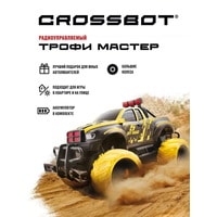 Автомодель Crossbot Джип Трофи Мастер 870597 (черный/желтый)