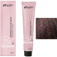 Крем-краска для волос Sergio Professional Color&Blonde 6.31 темно-русый золотисто-пепельный глазированный