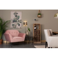 Интерьерное кресло Dutchbone Kate Soft (розовый/черный) в Бресте