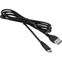 Кабель Mirex 13700-007T3BK USB Type A - USB Type C (1.2 м, черный)