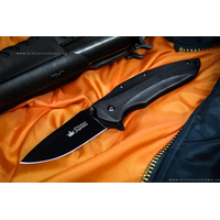 Складной нож Kizlyar Supreme Zedd AUS-8 Black Titanium