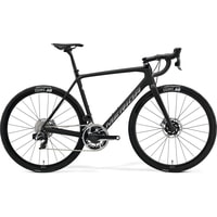 Велосипед Merida Scultura 9000-E XS 2021 (глянцевый черный/матовый черный)