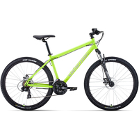 Велосипед Forward Sporting 27.5 2.2 D р.19 2022 (светло-зеленый/серебристый)