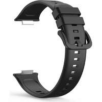 Ремешок Rumi силиконовый для Huawei Watch FIT 2 (черный)