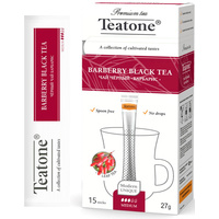 Черный чай Teatone Barberry Black Tea - Черный чай Барбарис 15 стиков