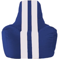Кресло-мешок Flagman Спортинг С1.1-125 (синий/белый)
