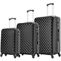 Комплект чемоданов L'Case Phatthaya PT-S/M/L (черный)