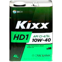 Моторное масло Kixx HD1 CI-4/SL 10W-40 4л