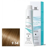 Крем-краска для волос TNL Professional Million Gloss 9.34 100 мл