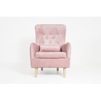 Интерьерное кресло Krones Калипсо (велюр розовый) в Гродно