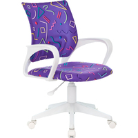 Компьютерное кресло Бюрократ KD-W4 (ткань, пластик, фиолетовый)