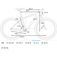 Велосипед Cube Aim Race 29 L 2022 (серебристый)