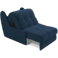 Кресло-кровать Мебель-АРС Барон №2 (велюр, темно-синий Luna 034) в Солигорске