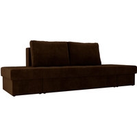 Модульный диван Лига диванов Сплит 101954 (коричневый)