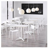 Барный стол Ikea Бильста (белый) [191.287.15]