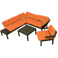Набор садовой мебели M-Group Дачный 12180607 (оранжевая подушка)