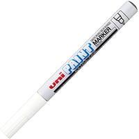 Маркер художественный UNI Mitsubishi Pencil Paint 0.8мм PX-203 WHITE (белый)