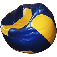 Кресло-мешок Bagland Волейбол S (кожзам латте-411/кожзам латте-люкс-416)