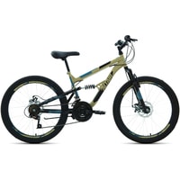 Велосипед Altair MTB FS 24 disc 2021 (бежевый)