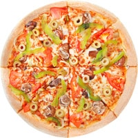Пицца Domino's Овощная (хот-дог борт, большая)