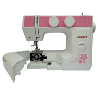 Электромеханическая швейная машина Janete 989 (розовая)