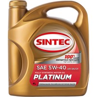 Моторное масло Sintec Platinum 5W-40 API SN/CF 4л