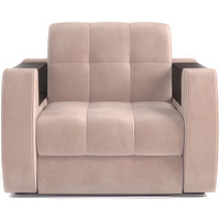 Кресло-кровать Мебель-АРС Барон №3 (микровельвет, бежевый кордрой)