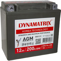 Автомобильный аккумулятор Dynamatrix AGM DEK131 200A (12 А·ч)
