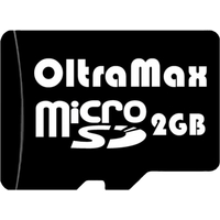 Карта памяти OltraMax microSD 2GB [OM002GCSD-W/A-AD]