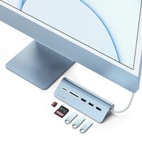 USB-хаб  Satechi USB-C Combo Hub ST-TCHCRB (голубой)