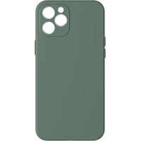 Чехол для телефона Baseus Liquid Silica Gel Protective для iPhone 12 mini (темно-зеленый)