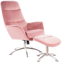 Интерьерное кресло Signal Nixon Velvet Bluvel 52 (античный розовый)