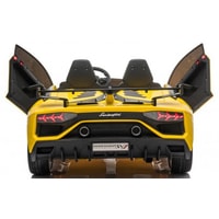 Электромобиль RiverToys Lamborghini Aventador SVJ A111MP (желтый)