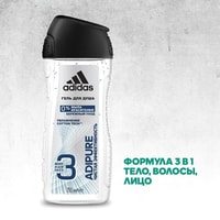  Adidas Гель для душа Body-Hair-Face Adipure 250 мл