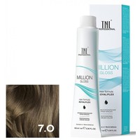 Крем-краска для волос TNL Professional Million Gloss 7.0 100мл