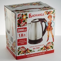 Электрический чайник Василиса ВА-1020 (бордовый)