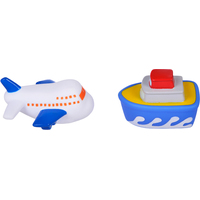 Набор игрушек для ванной Жирафики Самолет и пароход 681265