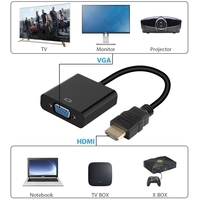 Адаптер USBTOP HDMI – VGA + jack 3.5 мм
