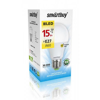 Светодиодная лампочка SmartBuy A60 E27 15 Вт 3000 К [SBL-A60-15-30K-E27]