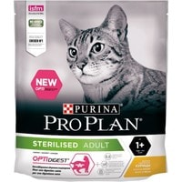 Сухой корм для кошек Pro Plan Sterilised Adult Optidigest с курицей 400 г