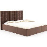 Кровать Bon Mebel Эва с ПМ 160x200 (велюр коричневый)