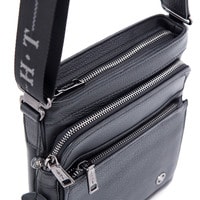 Мужская сумка HT Leather Goods 5446-4 Black