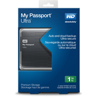 Внешний накопитель WD My Passport Ultra 1TB Titanium (WDBJNZ0010BTT)