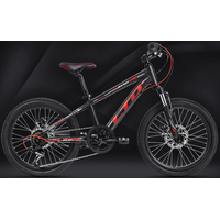 Детский велосипед LTD Bandit 240 2022 (черный/красный)