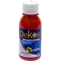 Колеровочная краска Dekor 7 (темно-красный, 0.1 кг)