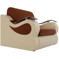 Кресло-кровать Лига диванов Меркурий 100683 80 см (коричневый/бежевый)