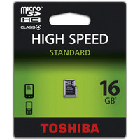 Карта памяти Toshiba microSDHC (Class 4) 16GB [SD-C16GJ(6]