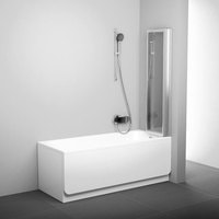 Пластиковая шторка для ванны Ravak VS3 130x140 (белый/rain)