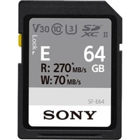 Карта памяти Sony SDXC SF-E64 64GB